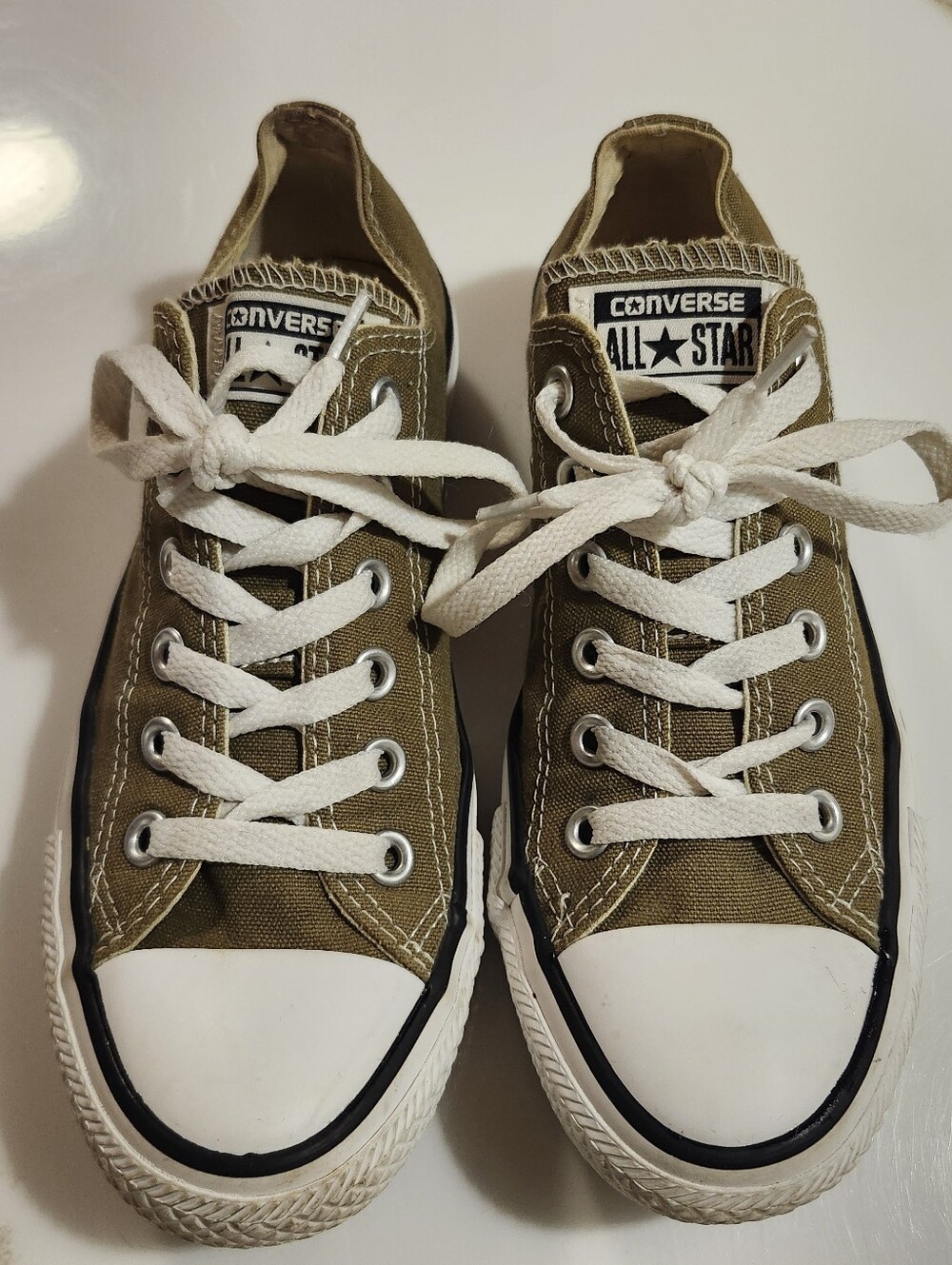 Converse Chuck Taylor All Star Low Top Olive Green M5 W7 Canvas 144805F
